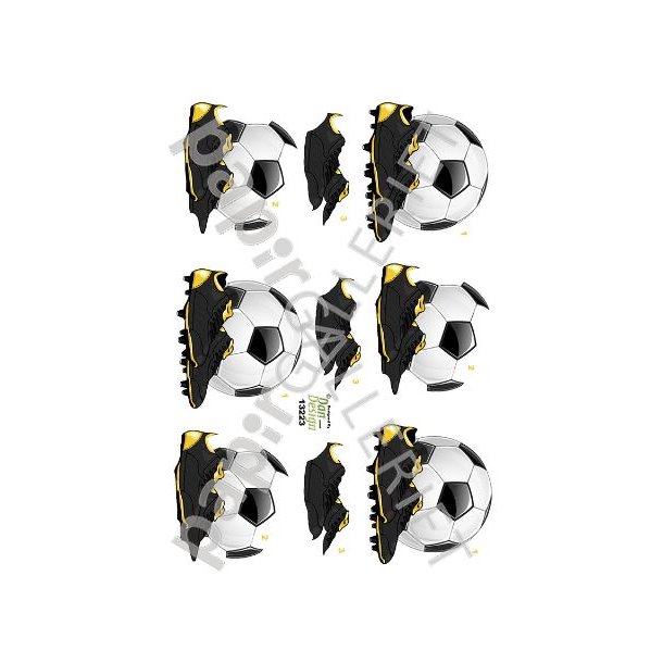 3D Ark Dan-Design Fodbold 13223