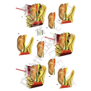 3D Ark Dan-Design Burger 13229