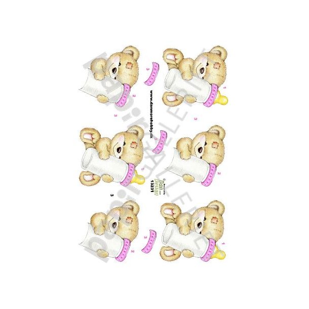 3D Ark Dan-Design BabyBamse Lyserd 13231