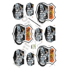 3D Ark Dan-Design Motorcykel Route66 13253