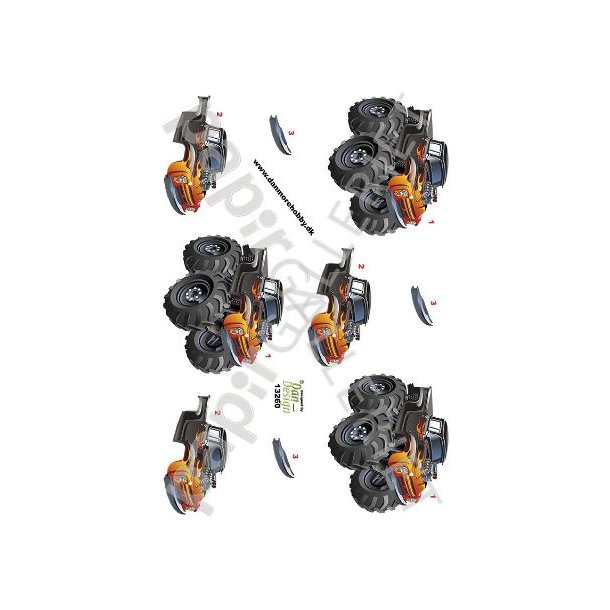 3D Ark Dan-Design Monsterbil 13260