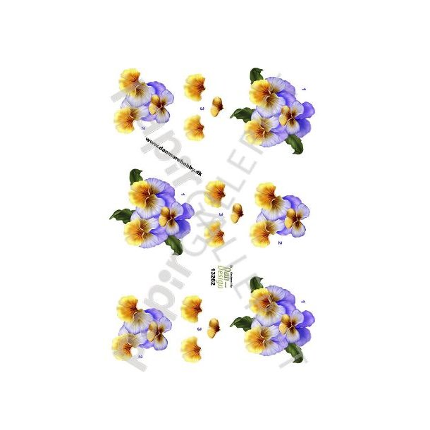 3D Ark Dan-Design Blomster 13262