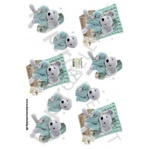 3D Ark Dan-Design Strikke og Hkkel 13268