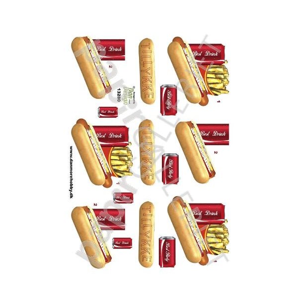 3D Ark Dan-Design Hotdog 13280