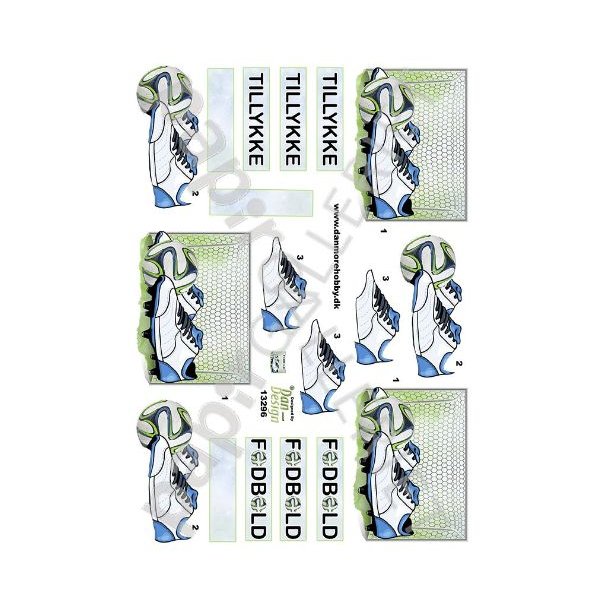 3D Ark Dan-Design Fodbold 13296