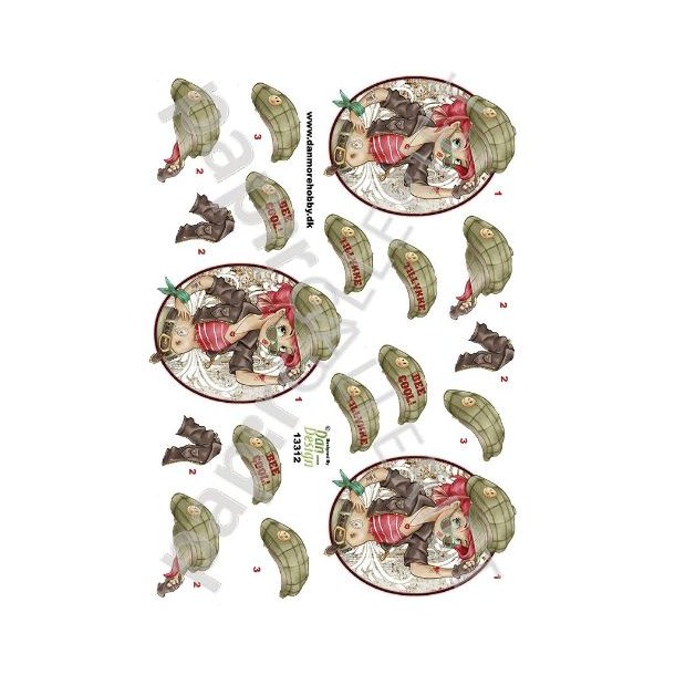 3D Ark Dan-Design TeenagerPige 13312