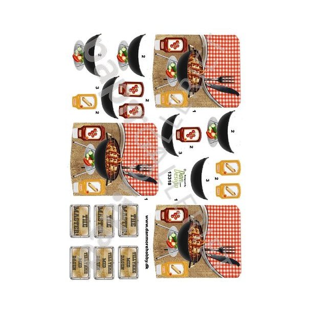 3D Ark Dan-Design Grill 13318