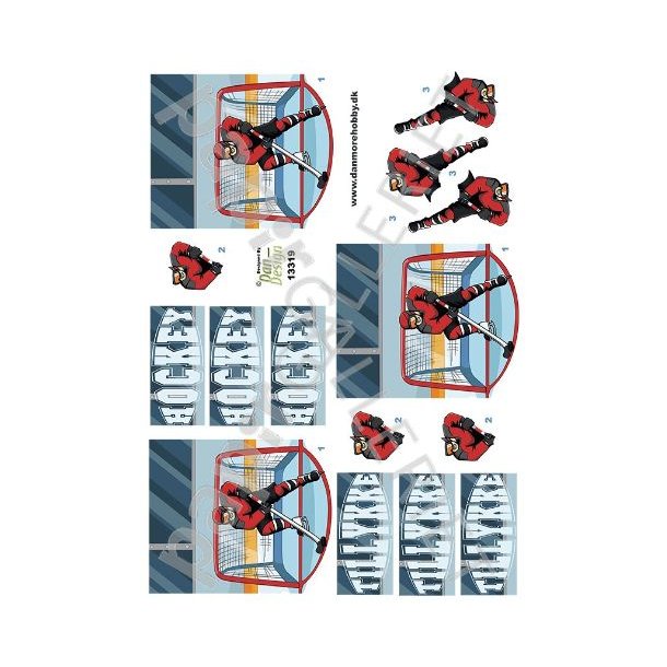 3D Ark Dan-Design Ishockey 13319