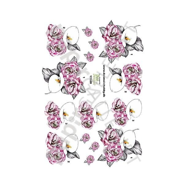 3D Ark Dan-Design Blomster 13320