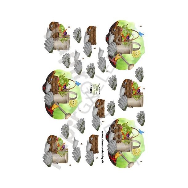 3D Ark Dan-Design Grnsager 13324