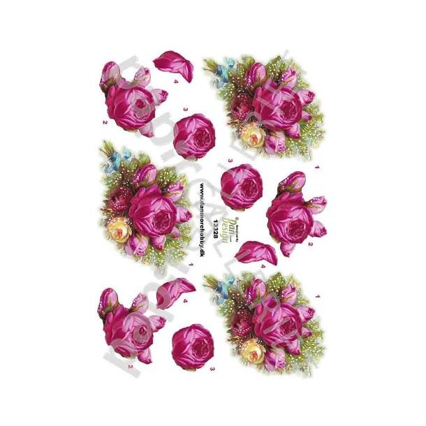 3D Ark Dan-Design Blomster 13328