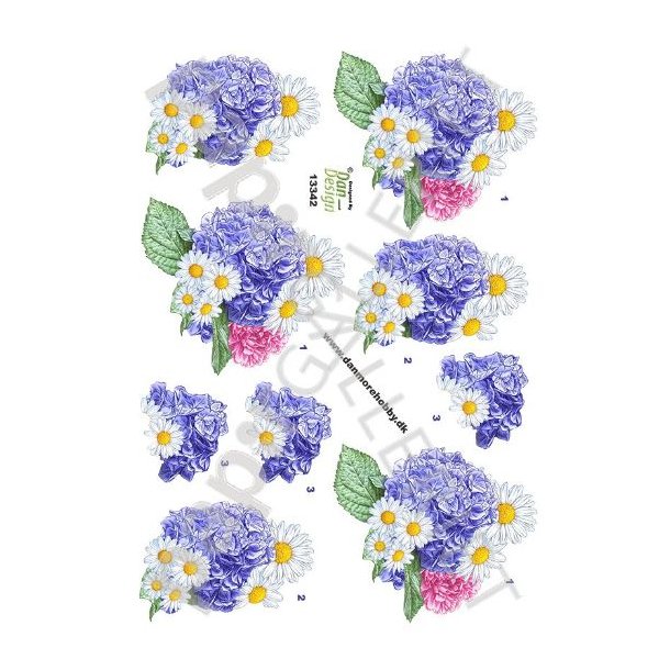 3D Ark Dan-Design Blomster 13342