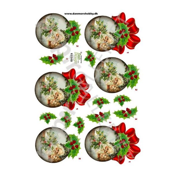 3D Ark Dan-Design Julekugle 13345