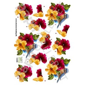 3D Ark Dan-Design BlomserFugl 13358