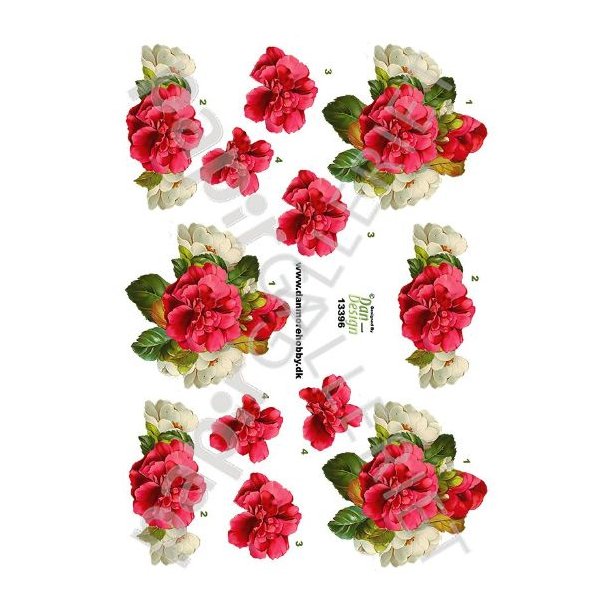3D Ark Dan-Design Blomster 13396