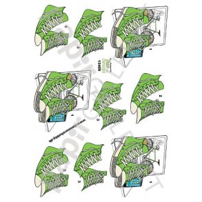 3D Ark Dan-Design Computer - Sneakers - Mobil  Grn 13408