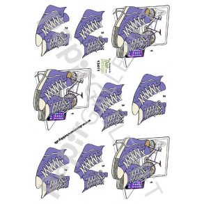 3D Ark Dan-Design Computer - Sneakers - Mobil Lilla 13411