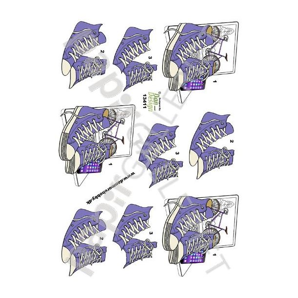 3D Ark Dan-Design Computer - Sneakers - Mobil Lilla 13411