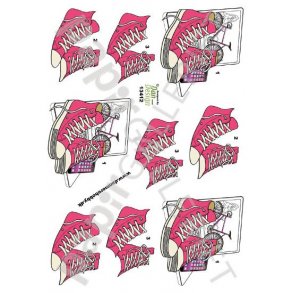 3D Ark Dan-Design Computer - Sneakers - Mobil Pink 13412