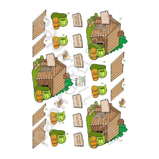 3D Ark Dan-Design SpejderHytte 13452