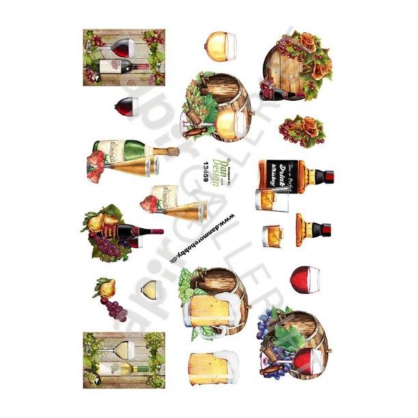 3D Ark Dan-Design Minikort Drikkevare 459