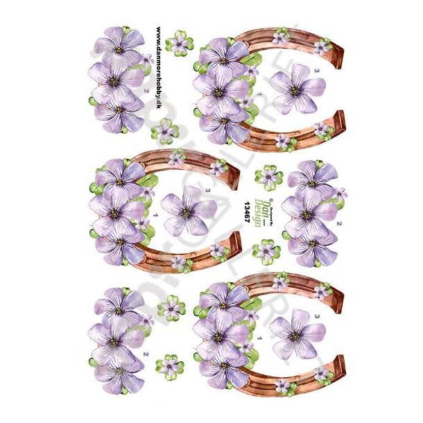 3D Ark Dan-Design Hestesko Kobber 13467