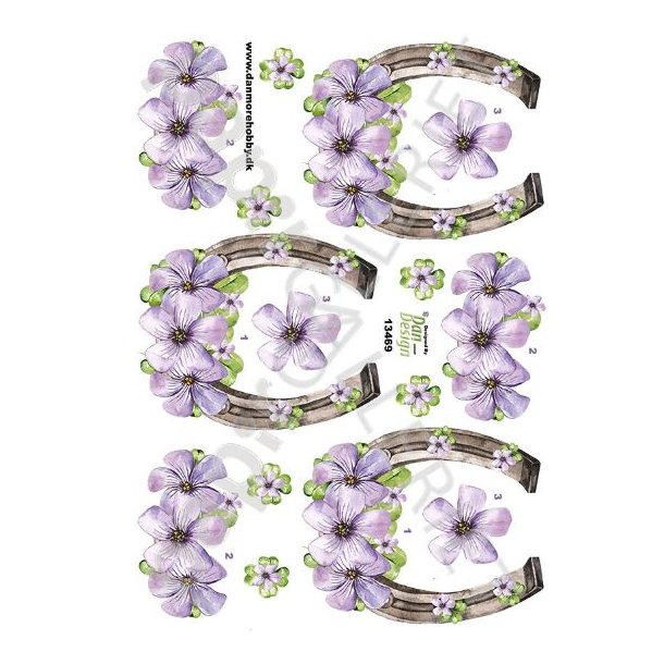 3D Ark Dan-Design Hestesko Slv 13469