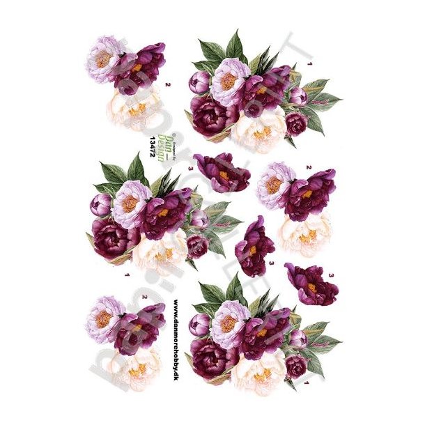 3D Ark Dan-Design Blomster 13472