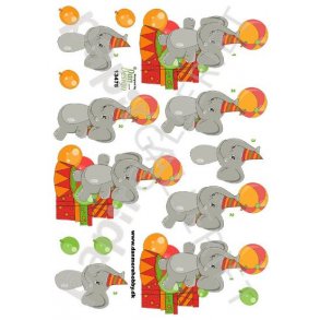 3D Ark Dan-Design Elefant 13475