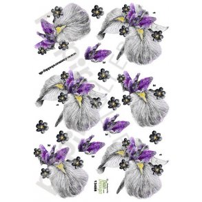 3D Ark Dan-Design Blomster 13488