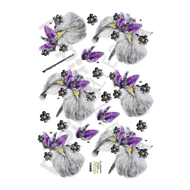 3D Ark Dan-Design Blomster 13488