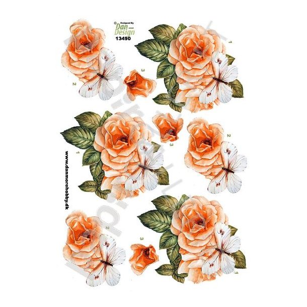 3D Ark Dan-Design Blomster 13490