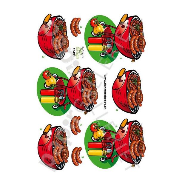 3D Ark Dan-Design Grill 13491