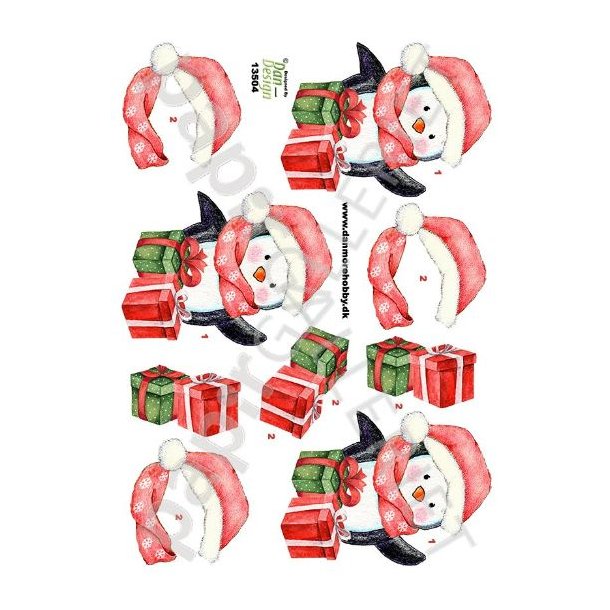 3D Ark Dan-Design JulePingvin 13504