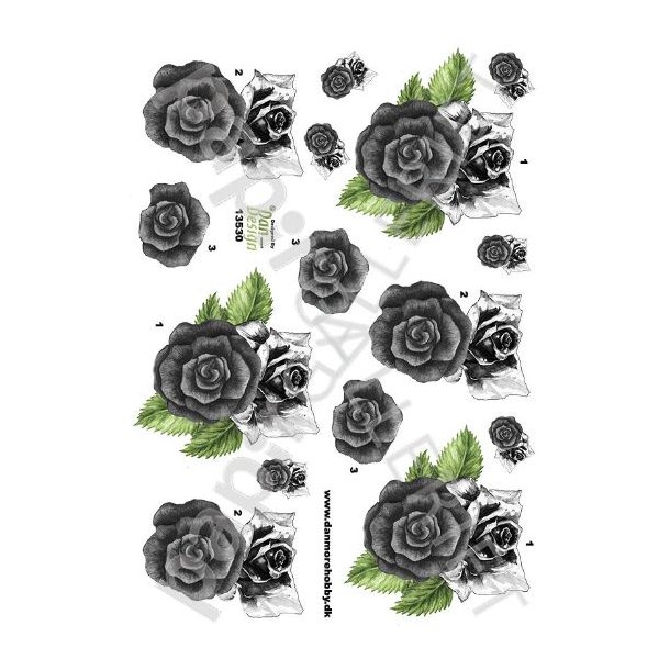 3D Ark Dan-Design Blomster 13530