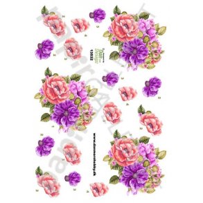 3D Ark Dan-Design Blomster 13532