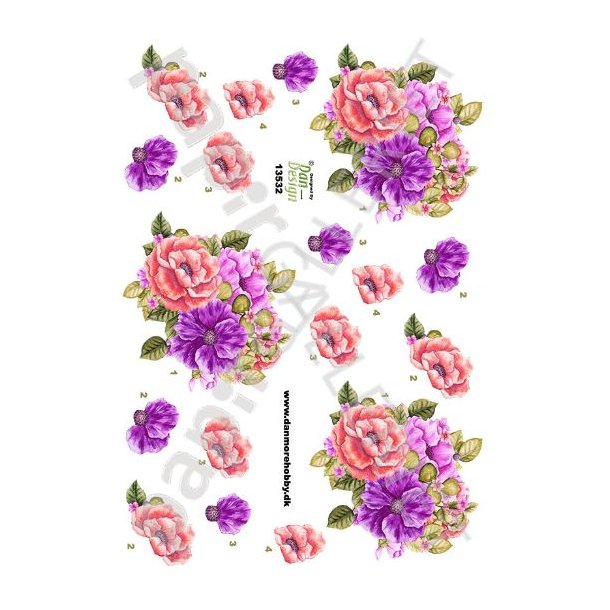 3D Ark Dan-Design Blomster 13532