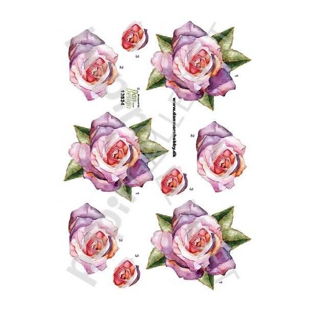 3D Ark Dan-Design Blomster 13534