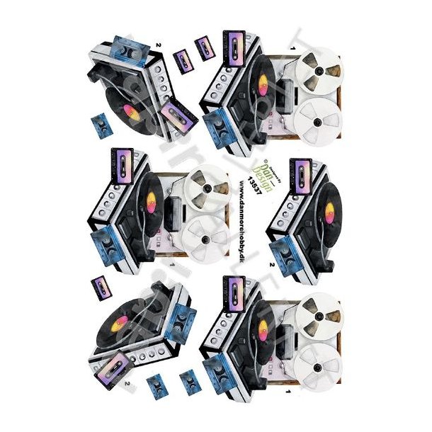 3D Ark Dan-Design MusikAfspiller 13537