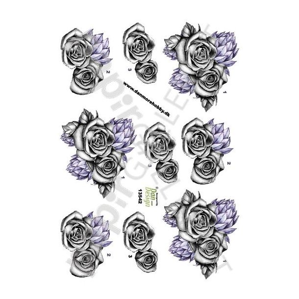 3D Ark Dan-Design Blomster 13542