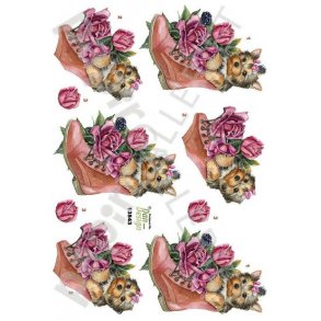 3D Ark Dan-Design BlomsterHund 13543