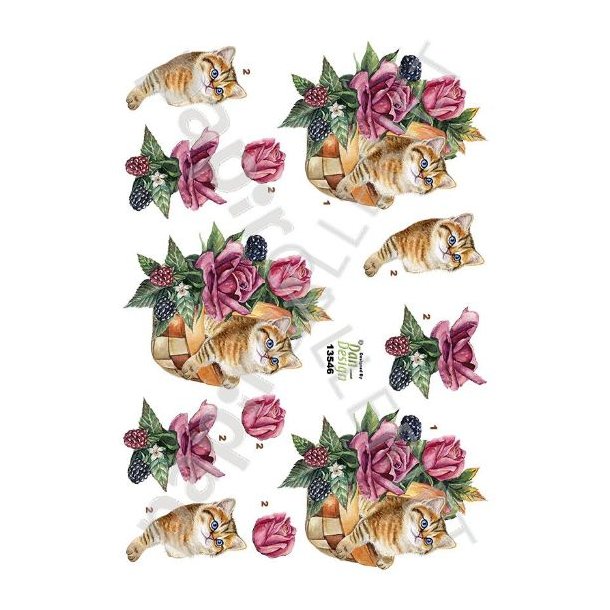 3D Ark Dan-Design BlomsterKat