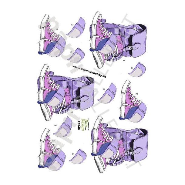 3D Ark Dan-Design Sneakers og Rygsk 13548