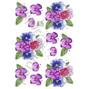 3D Ark Dan-Design Blomster 13559