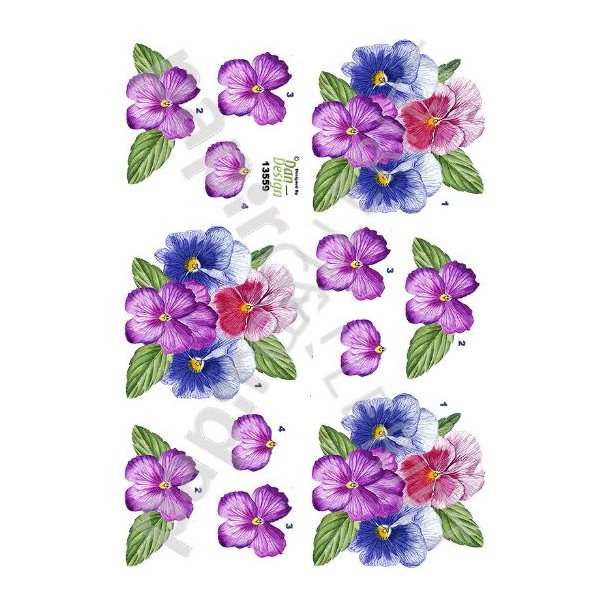 3D Ark Dan-Design Blomster 13559