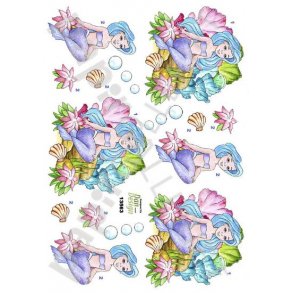 3D Ark Dan-Design Den lille Havfrue 13563