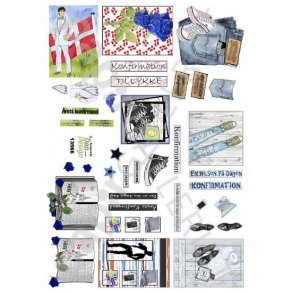 3D Ark Dan-Design Minikort Konfirmation 13566