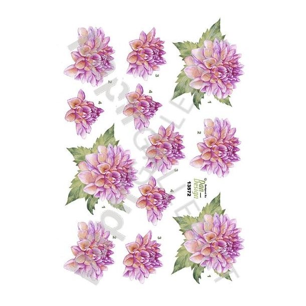 3D Ark Dan-Design Blomster 13572