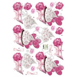 3D Ark Dan-Design Valentine Cupcake 13574