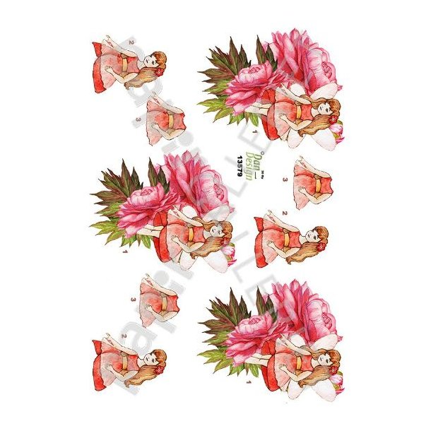 3D Ark Dan-Design Blomster Fairy 13579
